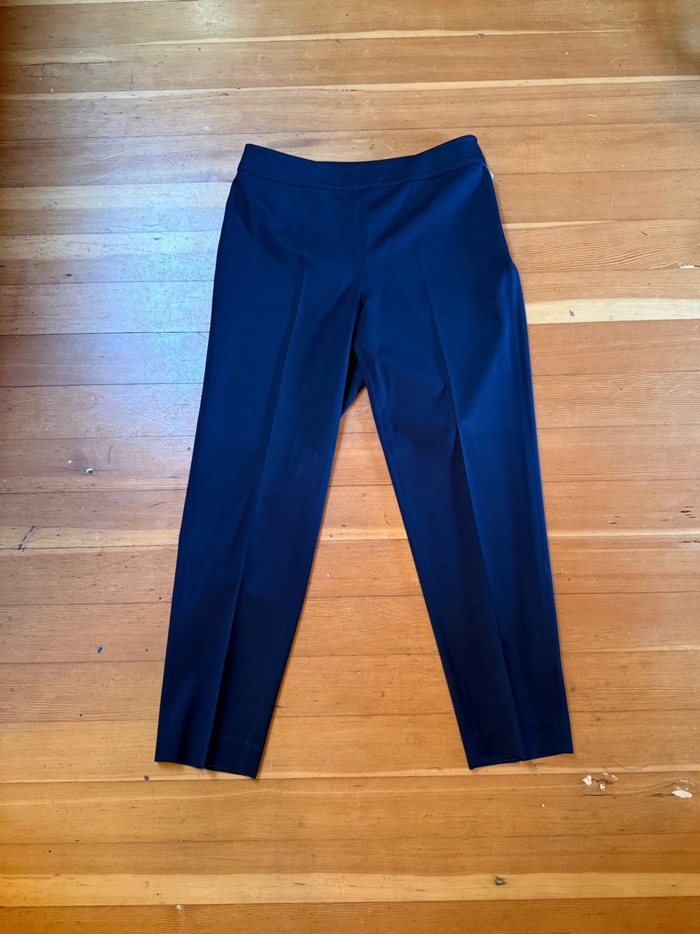 St. John Navy Straight Leg Trousers Slacks Pants Women's Size 6
